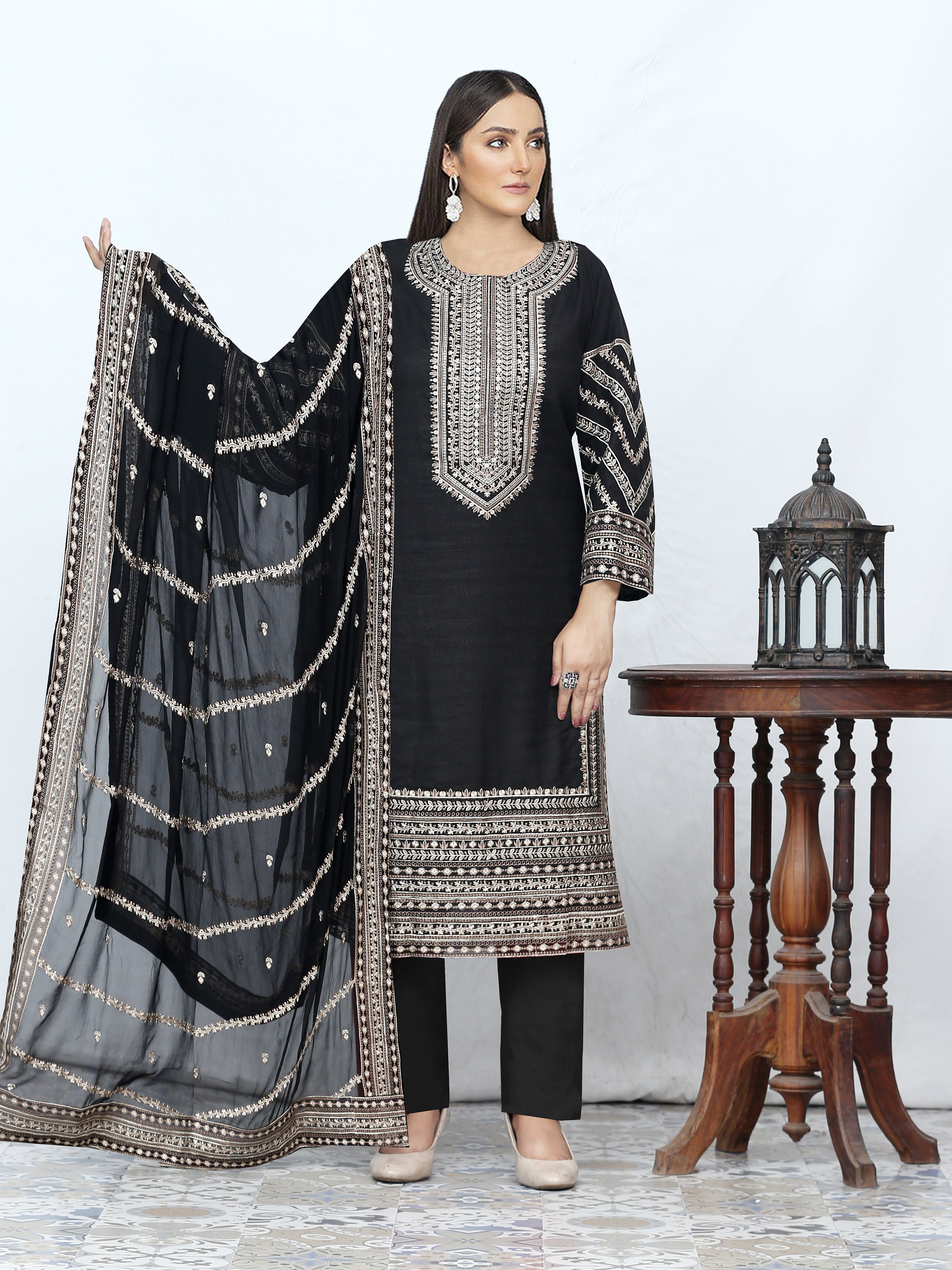 PARAS  DG-860A (Unstitched KARANDI Collection)